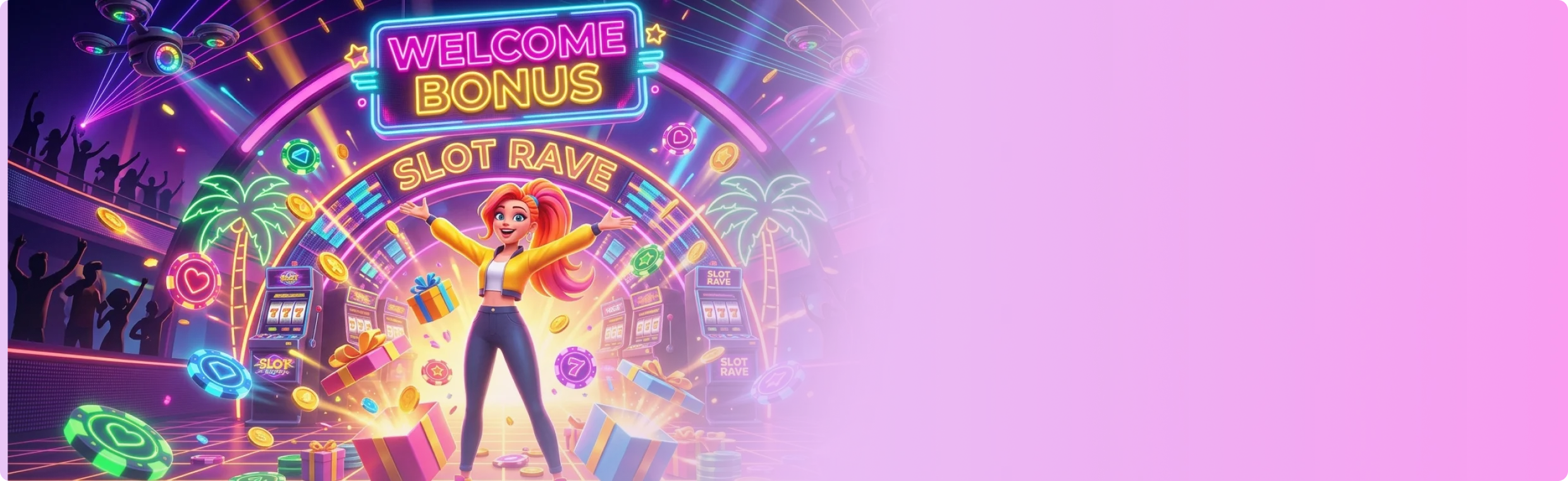 Slotrave Casino Welcome Bonus